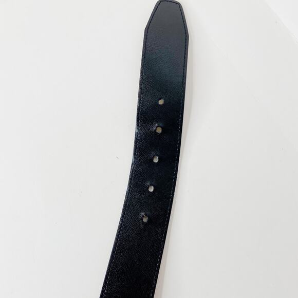 MICHAEL Michael Kors Black Leather Belt Size Large - Picture 11 of 14